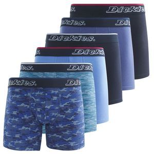 NEW Dickies Mens Underwear 6 Pack Boxers for Men Breathable Cotton Boxer Briefs